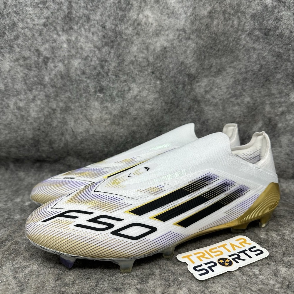 Adidas Adizero F50 Elite LL FG Soccer Cleats Mens Sz 12 White Gold Road To Glory